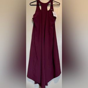 HALARA Breezeful™ Backless Racerback Side Pocket High Low Midi Quick Dry…